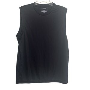 Men's Black Tek Gear Sleeveless Shirt